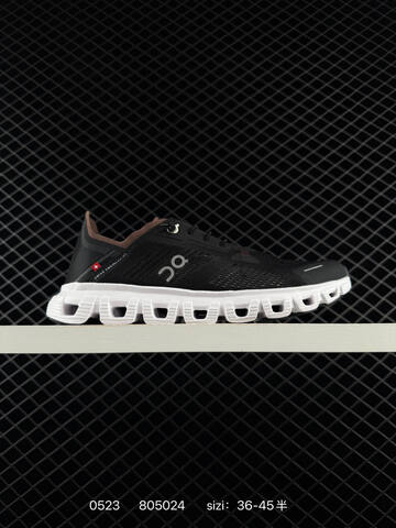 On Cloud 6 Coast Black White EU 36-45 Running Shoe Running Sneakers - Unisex (BS-85252)
