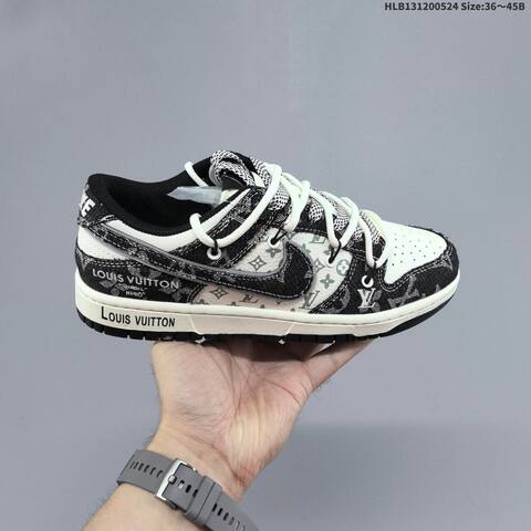 Nike Dunk SB Low Black White Light Green EU 36-45 Skate Shoe - Unisex (BS-60171)