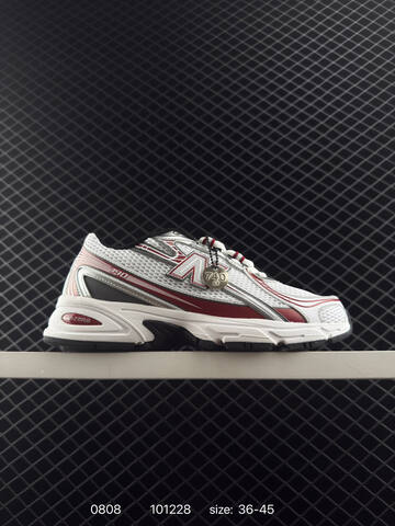 New Balance 740 U740WN2 White Red Silver Black EU 36-45 Running Shoe Running Sneakers - Unisex (BS-82990)