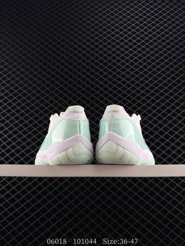 Jordan Air Jordan 11 Retro Low White Mint Green EU 36-47 Basketball Shoe - Unisex (BS-81183)
