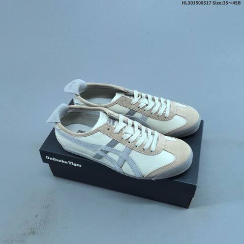 Onitsuka Tiger Mexico 66 Cream Beige Grey EU 35-45 Sneaker Casual Sneakers - Unisex (BS-68832)