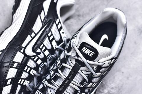 Nike P-6000 Black White Running Shoe (BS-59670)