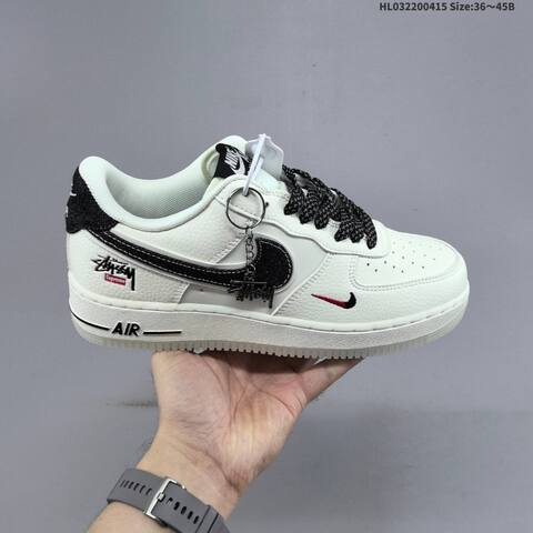 Nike Air Force 1 07 LV8 DN9688-105 Off White Black Red EU 36-45 Sneaker - Unisex (BS-60723)
