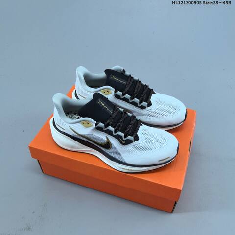 Nike Air Zoom Pegasus 41 White Black Gold Red Green EU 39-45 Running Shoe - Unisex (BS-60514)