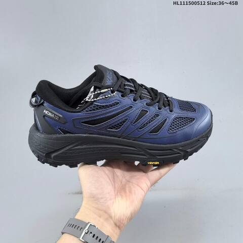 HOKA ONE ONE Mafate Speed TS Low TP Navy Blue Black EU 36-45 Trail Shoe Trail Running Sneakers - Unisex (BS-69339)