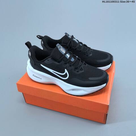 Nike ZoomX Black White EU 36-45 Running Shoe - Unisex (BS-61381)