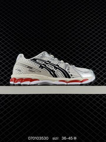 ASICS Gel-Kayano 14 Cream Silver Black Red EU 36-45 Running Shoe Running Sneakers - Unisex (BS-81752)
