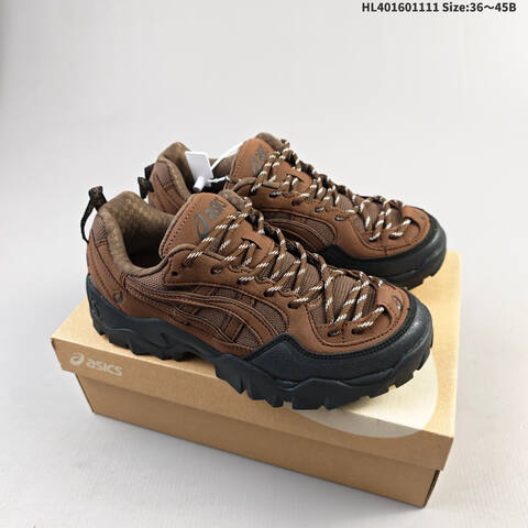ASICS GEL PICKAX Brown Black EU 36-45 Trail Shoe Trail Running Sneakers - Unisex (BS-69316)