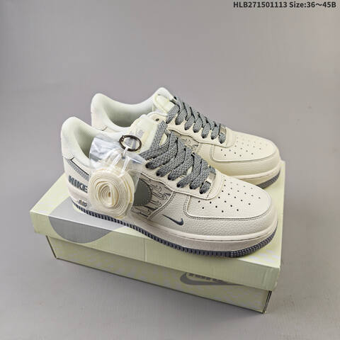 Nike Air Force 1 07 HH7518 070 Off White Grey EU 36 45 Sneaker EU 36-45 - Unisex (BS-63788)
