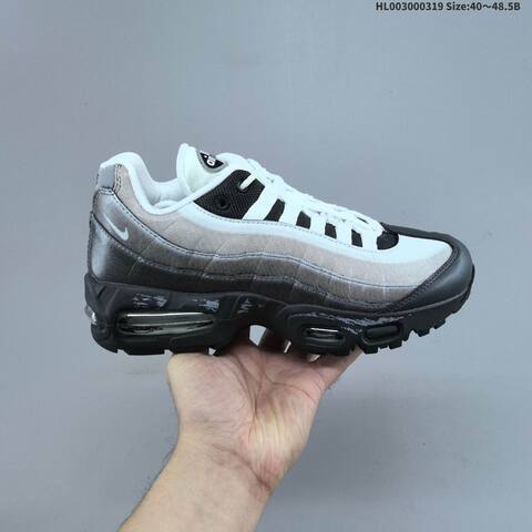 Nike Air Max 95 Yu Gi Oh Jonouchi White Black Silver Grey EU 40 To 48 5 Sneaker - Men's (BS-61253)