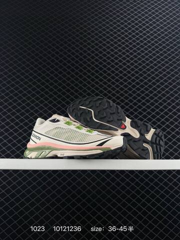 Salomon XT-6 FT Cream Olive Green Pink Black EU 36-45 Trail Shoe Trail Running Sneakers - Unisex (BS-85951)