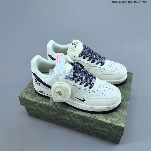Nike Air Force 1 07 Low Off White Dark Blue EU 36-45 Sneaker - Unisex (BS-60662)