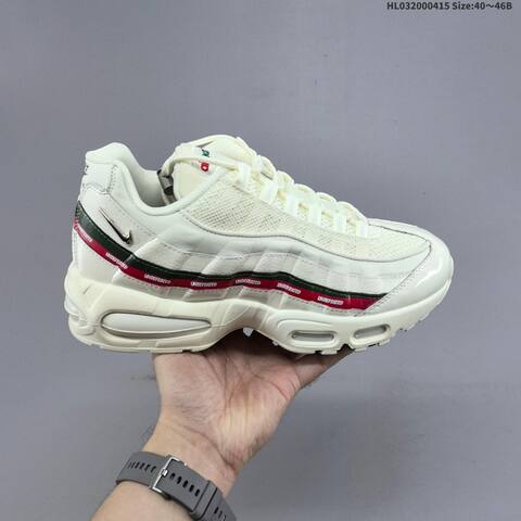 Nike Air Max 95 Undefeated Sail Black Red Green EU 40-46 Sneaker - Men's (BS-60724)