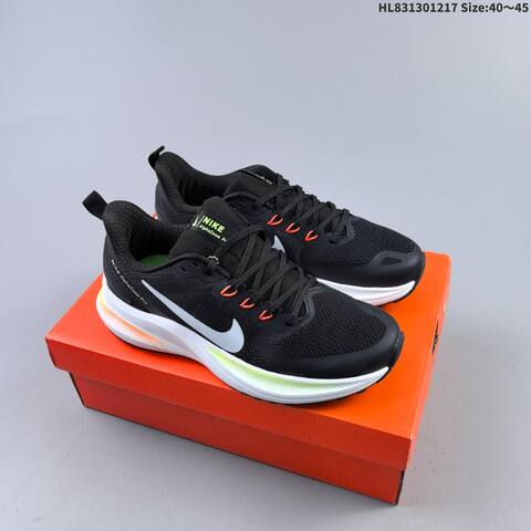Nike AlphaZoom Pro Black White Neon Green Orange EU 40-45 Running Shoe - Men's (BS-62608)