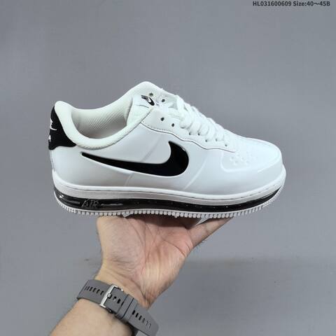 Nike Air Force 1 Posite Foamposite Max White Black Clear EU 40-45 Sneaker - Men's (BS-59941)