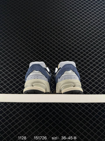 New Balance 2002R Bape M2002RSABATHINGAPE8 Navy Blue Grey White Cream EU 36-45 Sneaker - Unisex (BS-82542)