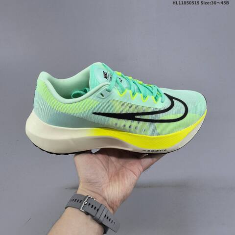 Nike Zoom Fly 5 Mint Green Neon Yellow Black White EU 36-45 Running Shoe - Unisex (BS-60321)
