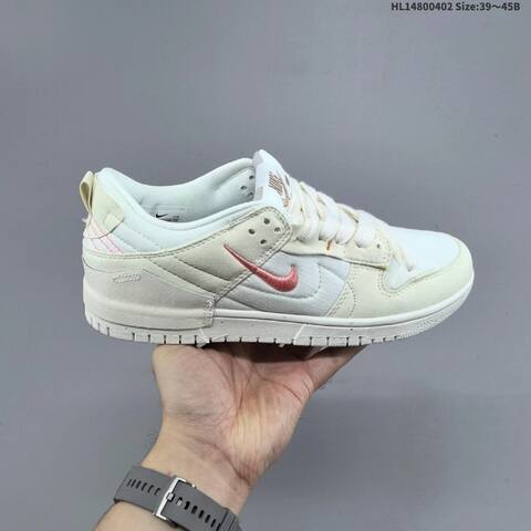 Nike Dunk Low Disrupt 2 Off White Light Pink Black EU 36 45 Skate Shoe EU 36-45 - Unisex (BS-60971)
