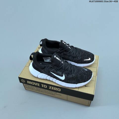Nike Free Run 5 0 Black White Bright Crimson EU 36-45 Running Shoe - Unisex (BS-60028)