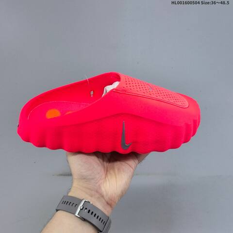 Nike Mind 001 Bright Red Metallic Silver Orange EU 36-48 5 Slides - Unisex (BS-60530)