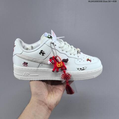 Nike Air Force 1 07 Low White Black Red Pink Yellow EU 36-45 Sneaker - Unisex (BS-61432)
