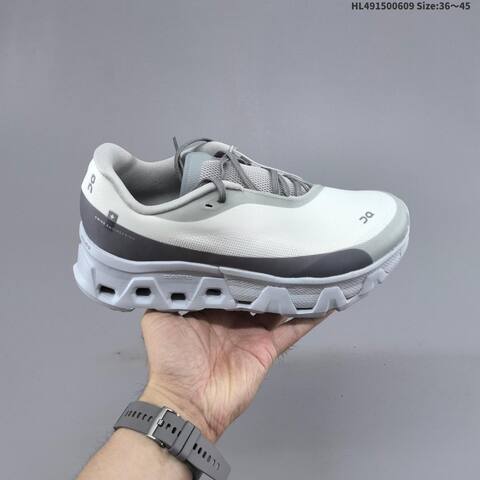 On Cloudmonster 2 White Light Gray Dark Gray EU 36-45 Running Shoe Running Sneakers - Unisex (BS-69495)