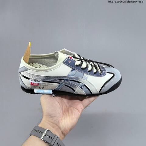 Onitsuka Tiger MEXICO 66 SLIP ON Cream White Grey Blue Black EU 36-45 Sneaker Casual Sneakers - Unisex (BS-68765)