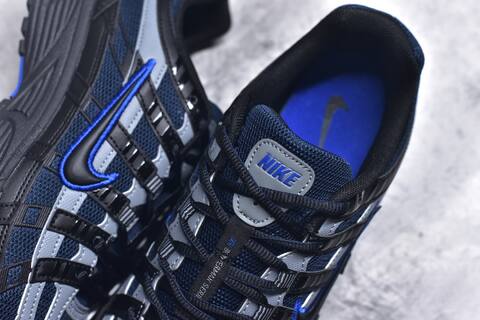 Nike P-6000 Navy Blue Grey Black Royal Blue Running Shoe (BS-59676)