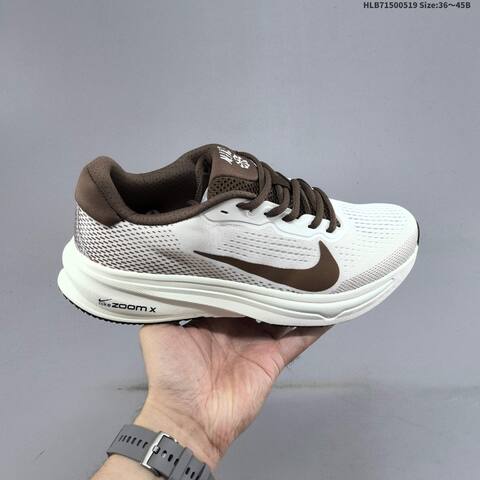 Nike Zoom X White Brown Off White Black EU 36-45 Running Shoe - Unisex (BS-60255)