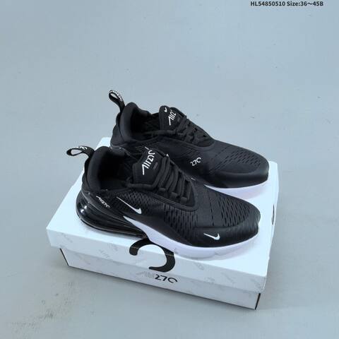 Nike Air Max 270 Black White Teal EU 36-45 Running Shoe - Unisex (BS-60430)
