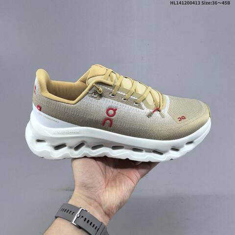 On Running Cloudtilt Khaki White Red EU 36-45 Running Shoe Running Sneakers - Unisex (BS-69610)