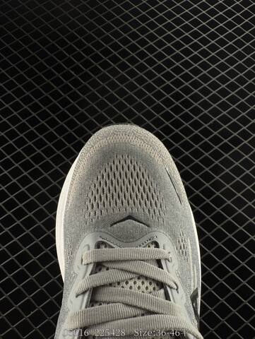 HOKA ONE ONE Bondi 9 Grey White Black EU 36-46 Running Shoe Running Sneakers - Unisex (BS-86650)