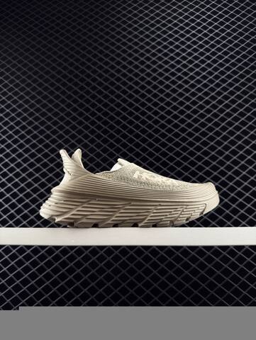 HOKA ONE ONE Restore TC Beige Light Tan Sneaker Casual Sneakers (BS-86607)