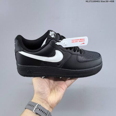Nike Air Force 1 07 LV8 CU0952 Black White Light Pink EU 36-45 Sneaker - Unisex (BS-60990)