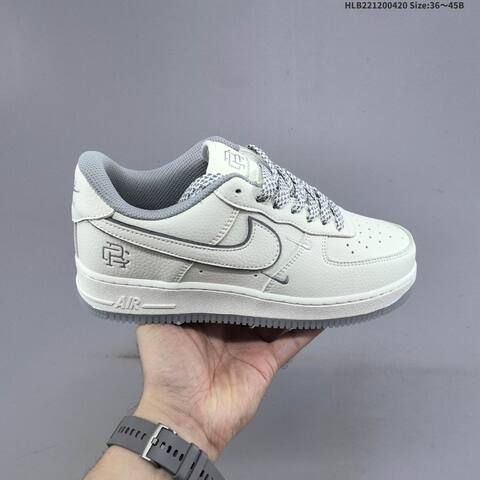 Nike Air Force 1 07 Off White Grey EU 36-45 Sneaker - Unisex (BS-60625)