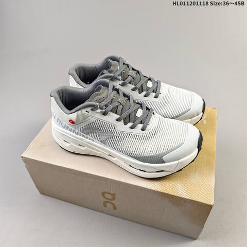 On Running Cloudultra 3 White Gray Off White Black EU 36-45 Trail Shoe Trail Running Sneakers - Unisex (BS-69805)