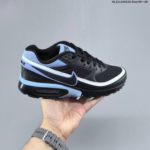 Nike Air Max BW Black Light Blue White EU 40-46 Running Shoe - Men's (BS-60124)