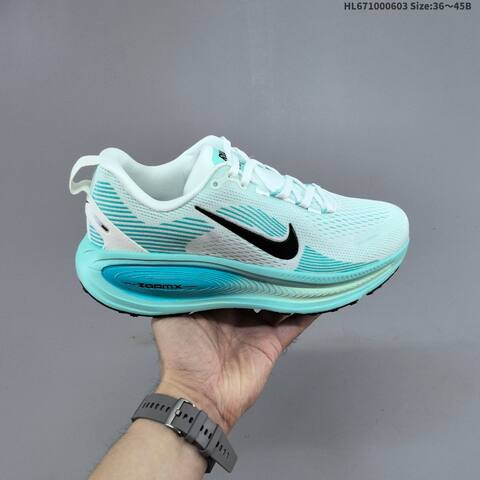 Nike Air Zoom Vomero 18 White Turquoise Neon Green Black EU 36-45 Running Shoe - Unisex (BS-60001)