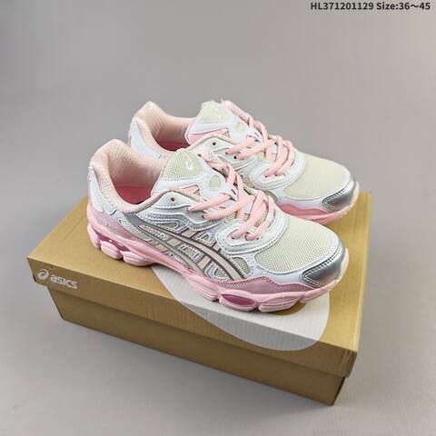 ASICS GEL-NYC White Silver Navy Gray EU 36-45 Running Shoe Running Sneakers - Unisex (BS-69209)
