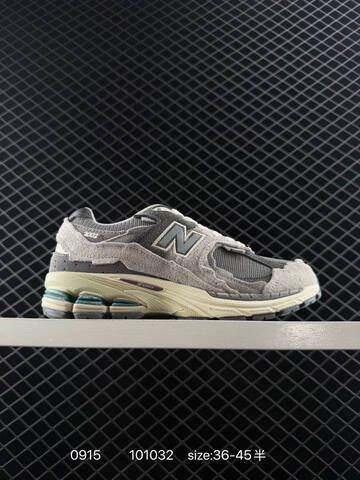 New Balance 2002R Grey Cream Dark Green EU 36-45 Sneaker - Unisex (BS-82817)