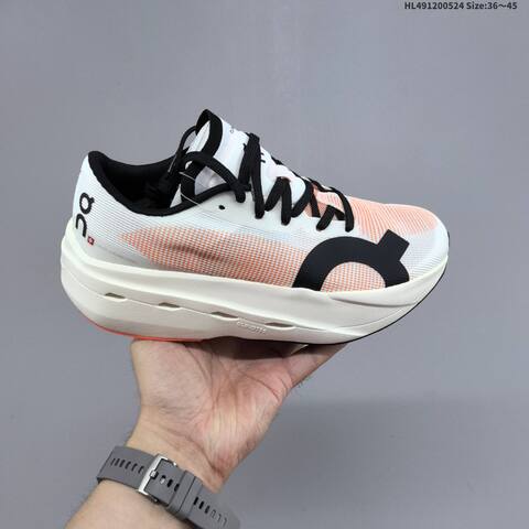 On Cloudboom Volt Black Purple White Neon Yellow EU 36-45 Running Shoe Running Sneakers - Unisex (BS-69526)