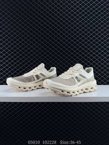 On Cloudvista 2 Cream Beige Off White EU 36-45 Trail Shoe Trail Running Sneakers - Unisex (BS-85598)