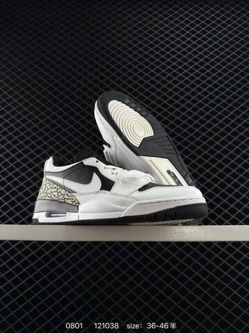 Jordan Air Jordan Legacy 312 White Black Grey EU 36-46 Basketball Shoe - Unisex (BS-80987)
