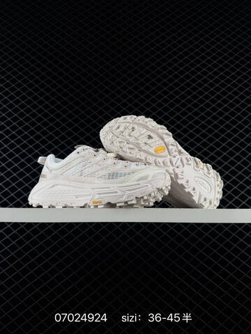 HOKA ONE ONE MAFATE THREE 2 Off White Light Beige EU 36-45 Trail Shoe Trail Running Sneakers - Unisex (BS-86173)