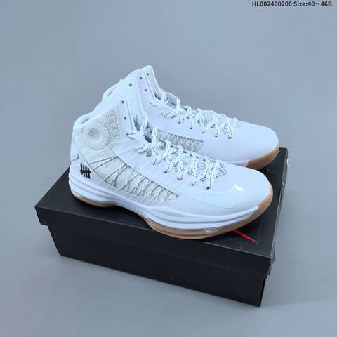 Nike Undefeated x Hyperdunk 2012 White Gum Black EU 40-46 Basketball Shoe - Men's (BS-61512)