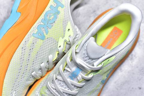 HOKA Rincon 4 White Orange Blue Neon Yellow Running Shoe Running Sneakers (BS-59409)