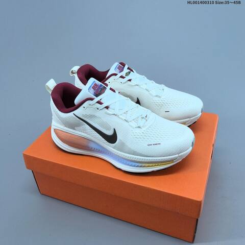 Nike Vomero 18 Off White Burgundy Brown Orange EU 35-45 Running Shoe - Unisex (BS-61392)