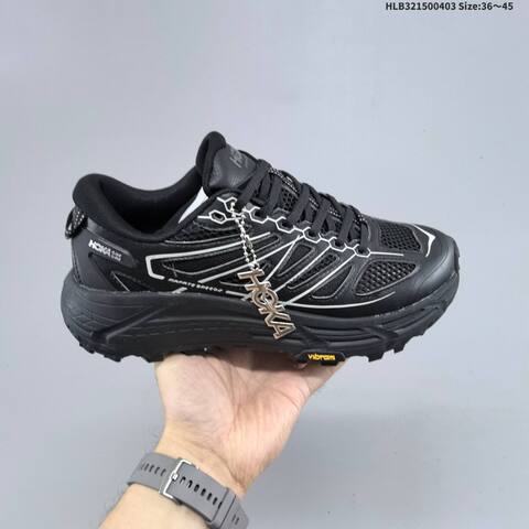 HOKA ONE ONE Mafate Speed 2 Black White EU 36-45 Trail Shoe Trail Running Sneakers - Unisex (BS-69361)