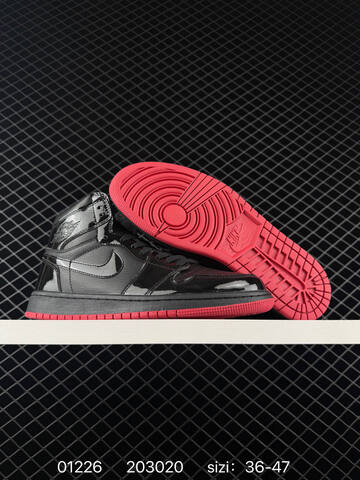 Jordan Air Jordan 1 High Black Red EU 36-47 Basketball Shoe - Unisex (BS-79757)
