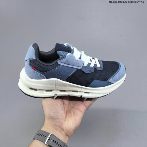 On Cloudrunner 1 Navy Blue Ivory Brown EU 36-45 Running Shoe Running Sneakers - Unisex (BS-69653)
